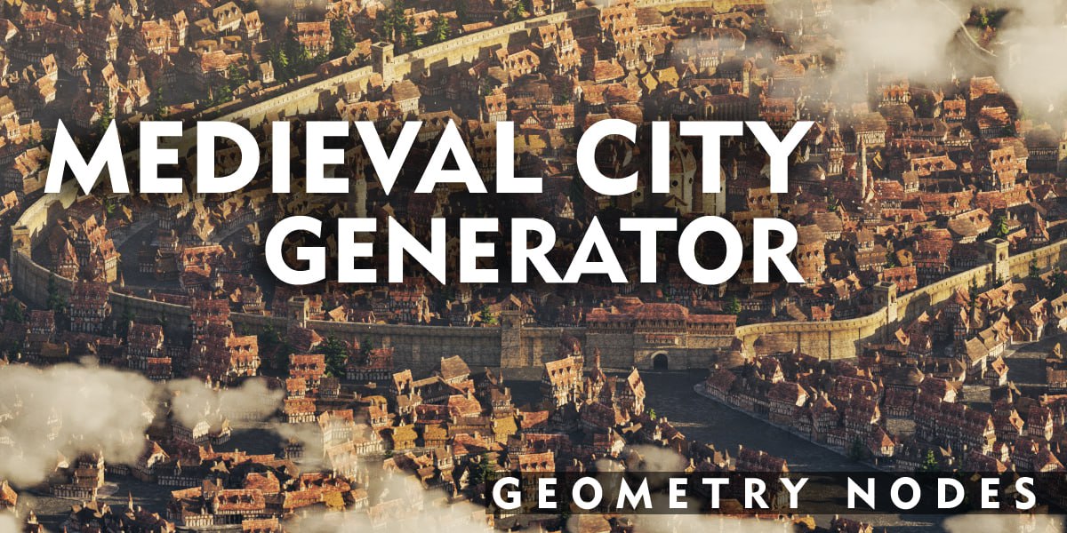 Medieval city generator. City Generator. BMS Medieval.