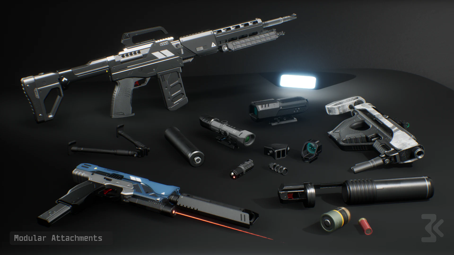 Asset weapon. Ue5 Weapons Kit.