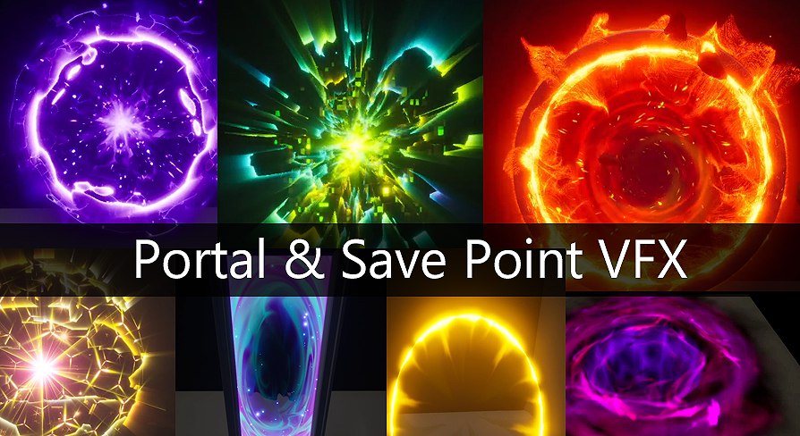 Portal and SavePoint VFX