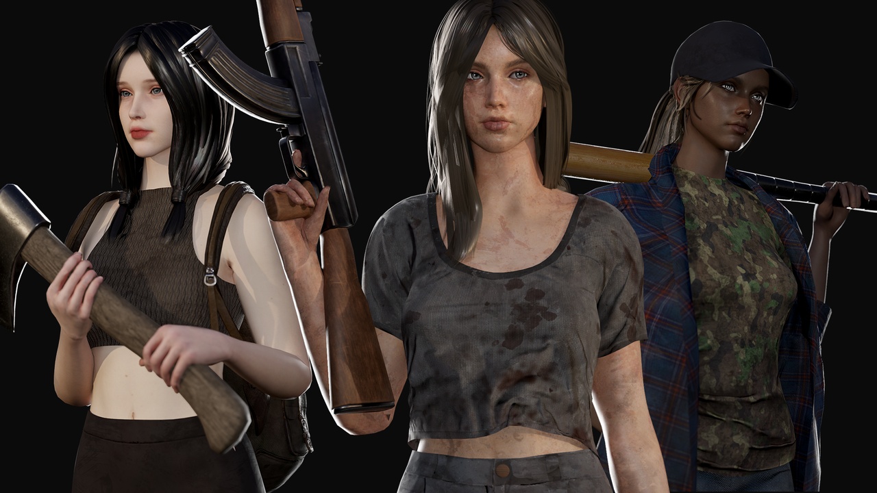 Customizable Survival Girl (all ver.)