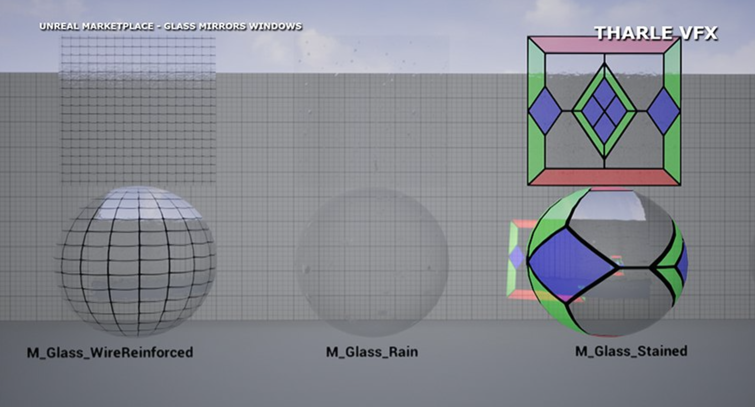 Glass Mirrors Windows (all ver.)