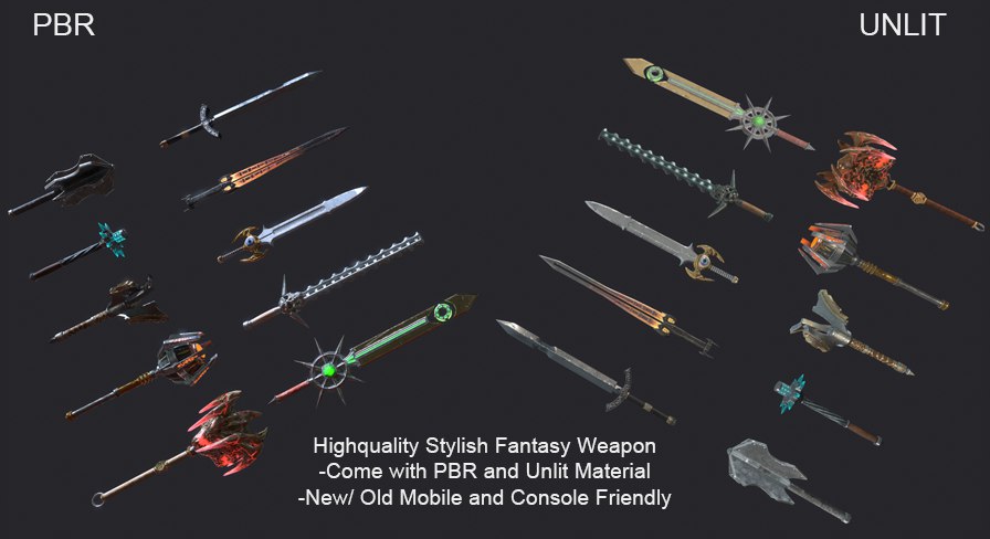 10 Fantasy Stylish Weapon (all ver.)