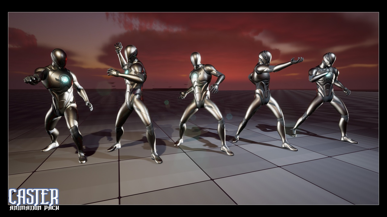Caster - Animation Pack (all ver.)