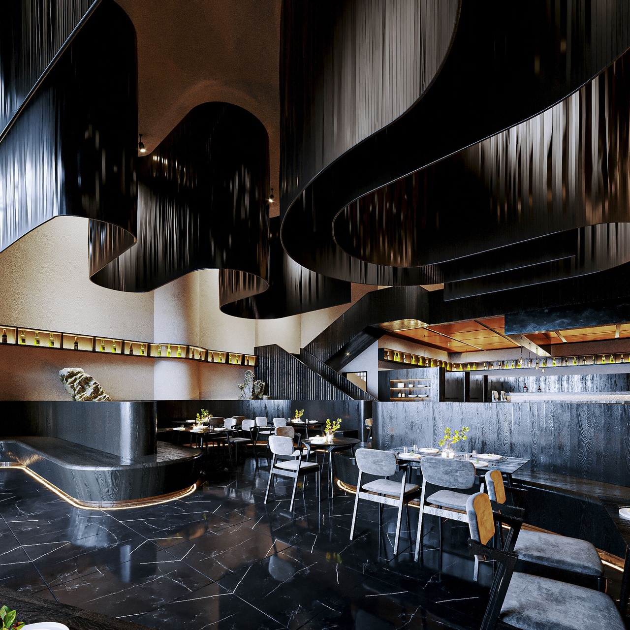 Black Restaurant Design (5.3+)