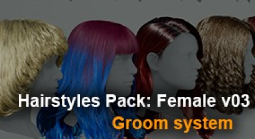 Hairstyles Pack: Female v03 (all ver.)